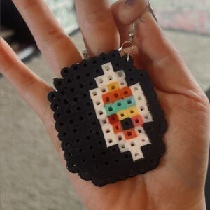 Pixel Sushi Roll Earrings